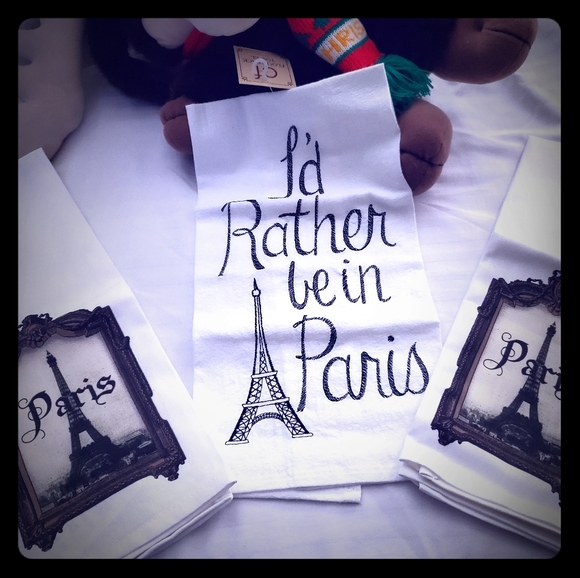 Paris Hotel Other - Paris Hotel, Eiffel Tower White Kitchen Towel